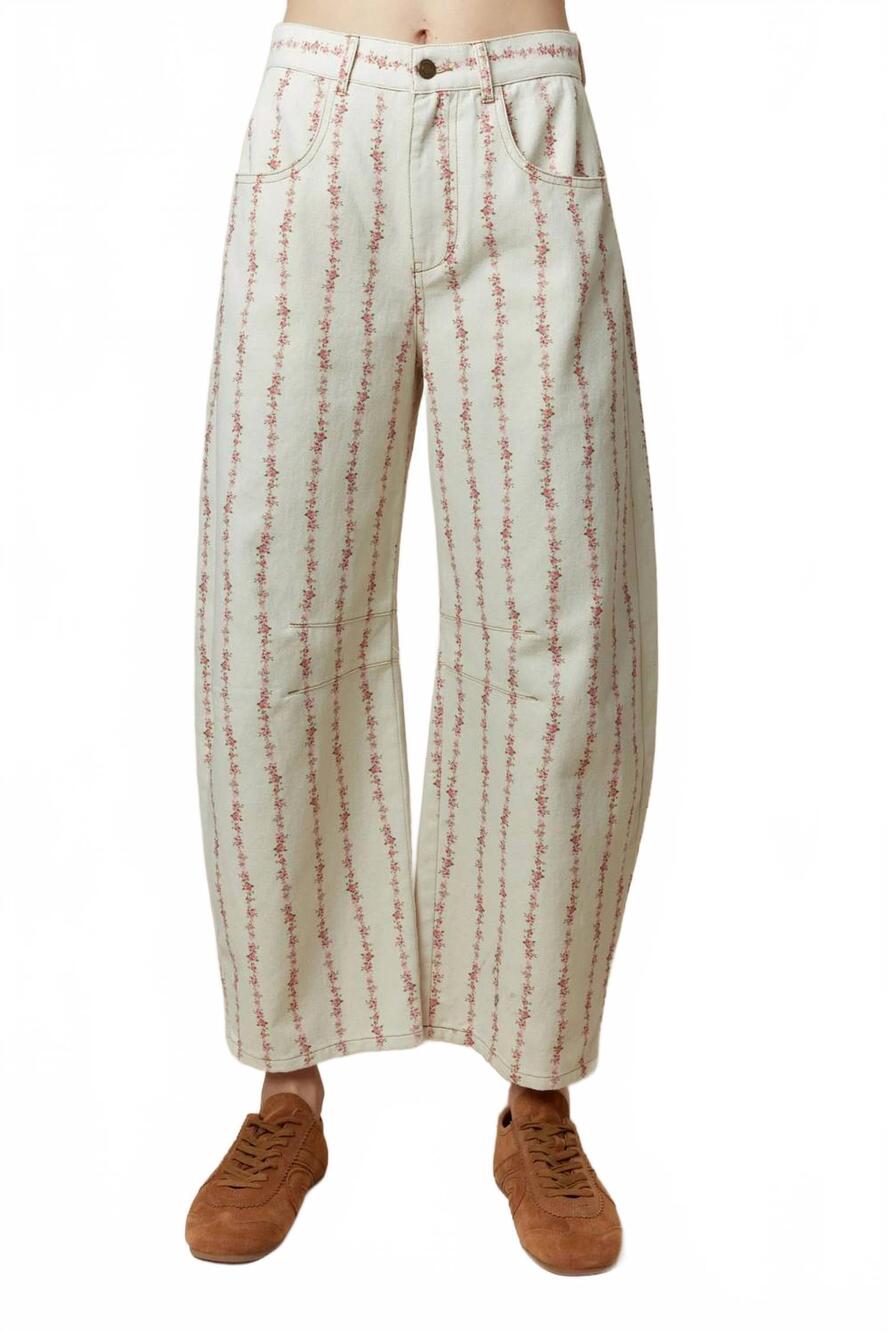 NEW PEACH LOVE thalia pants in cream